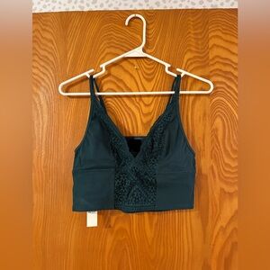NWT Aerie Lace Bralette – Forest Green – Medium